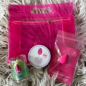 Original pink, Beauty blender, Vibrant Pink Transparent Tote Bag new